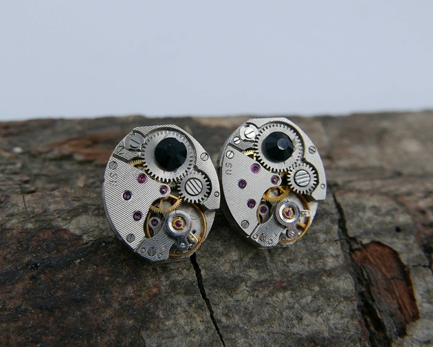 kolczyki swarovski Mechaniczne kolczyki 234