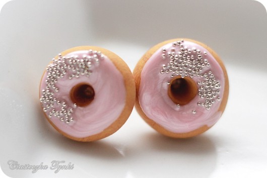 kolczyki donuty ciasteczkatynki