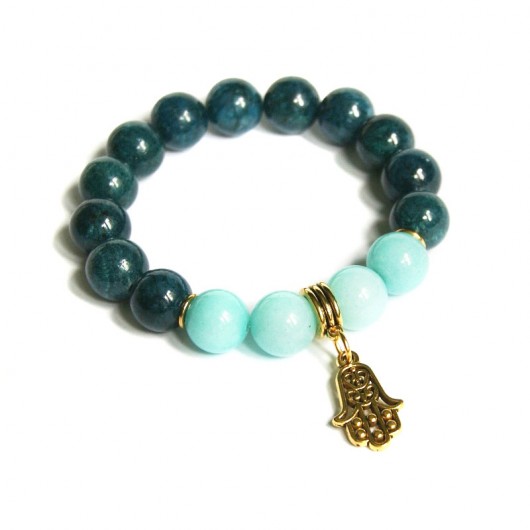 teal & mint - marmur i jadeit kaktusia