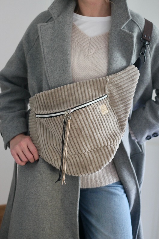 saszetka nerka Nerka sztruksowa miodowym