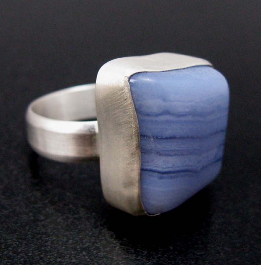 Chalcedon w srebrze Pracownia Neores