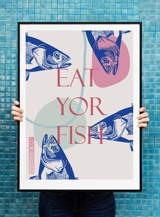 plakaty Plakat Jedz ryby