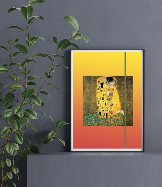 plakaty Plakat Pocałunek