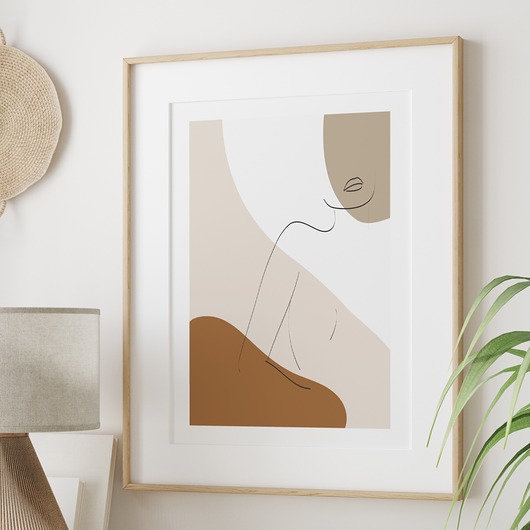 plakaty Plakat Szkic Kobiety Abstrakcja Line art P424