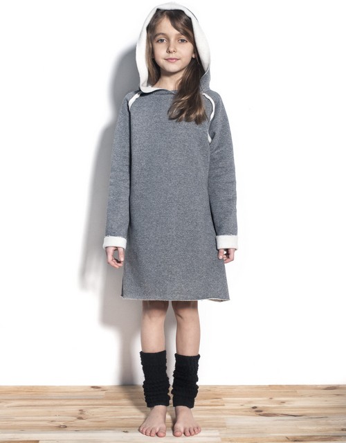 Fir Hoodie Kids • Szary Bozzolo