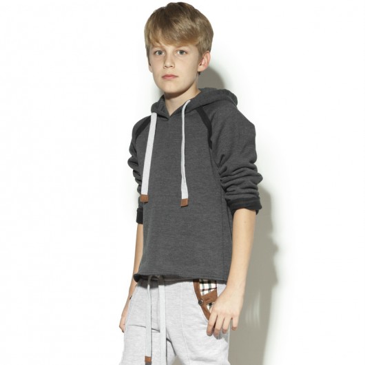 Oak Hoodie Kids Modern • Grafit Bozzolo