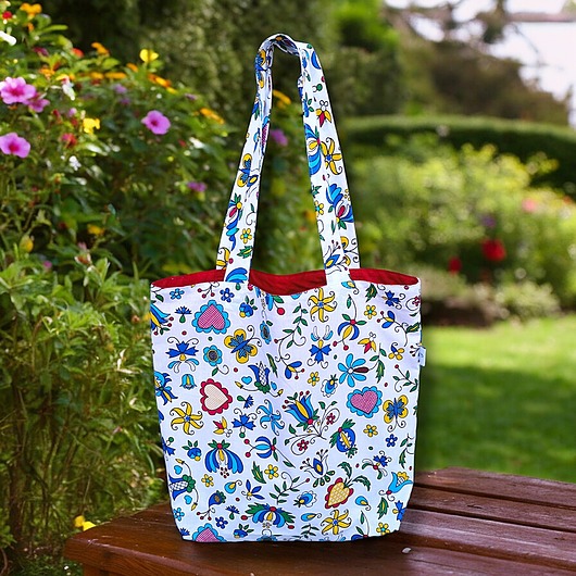 torby na zakupy Torba na zakupy shopperka eko siatka torba na ramię shopper kaszubska folk