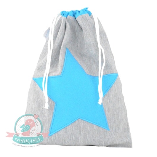 Worek przedszkolaka niemowlaka- Dres- Gwiazda 2 craftKASIA