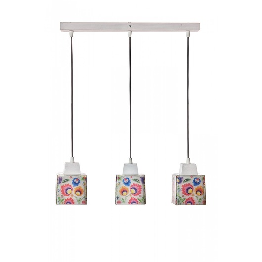Lampa wisząca potrójna,sufitowa,folkowa,120cm Home Design
