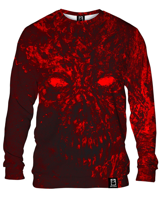 bluzy męskie Bluza Bez Kaptura Męska DR.CROW Monster