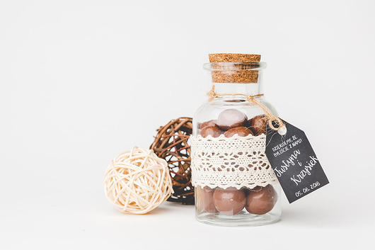 Prezent dla Gości Chrupki w Czekoladzie Rustic Gift Factory For Wedding