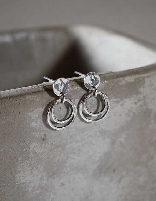 kolczyki srebrne HOYA - srebrne kolczyki