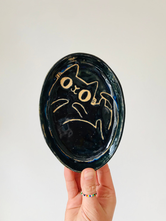 patery i talerze Talerzyk z Kotem