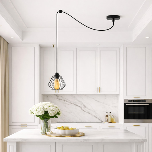 lampy wiszące Nowoczesna lampa wisząca z regulacją typu pająk DIORO LOFT L1