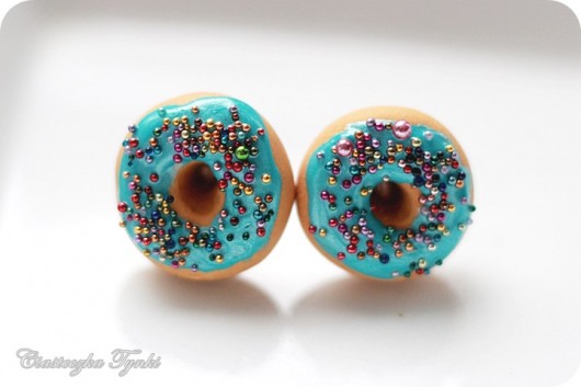 kolczyki donuty ciasteczkatynki
