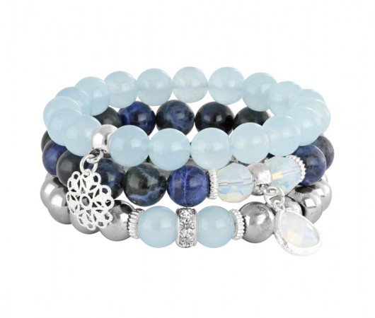 Aurelia 3 (2) - navy & light blue,silver L206 Lavoga