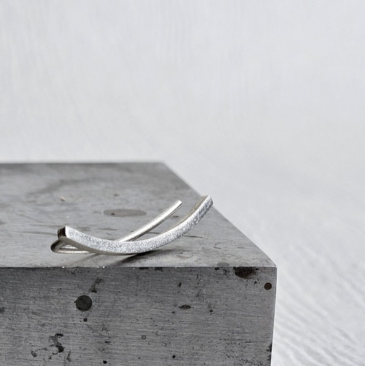 nausznice Nausznica srebrna długa kolczyk wsuwka