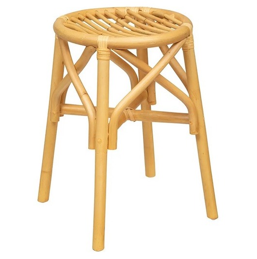 stołki Stołek taboret rattanowy Inoa