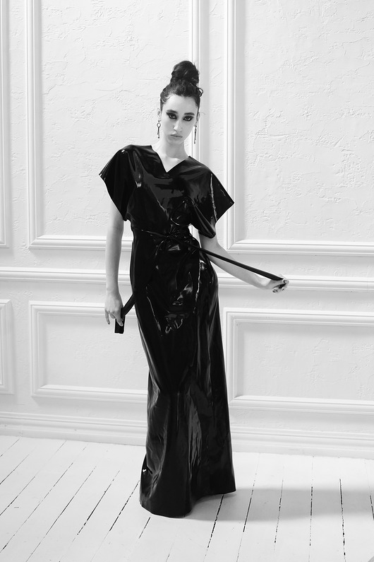 sukienki maxi damskie Japońskie kimono  100 % lateks latex sukienka w stylu japońskim