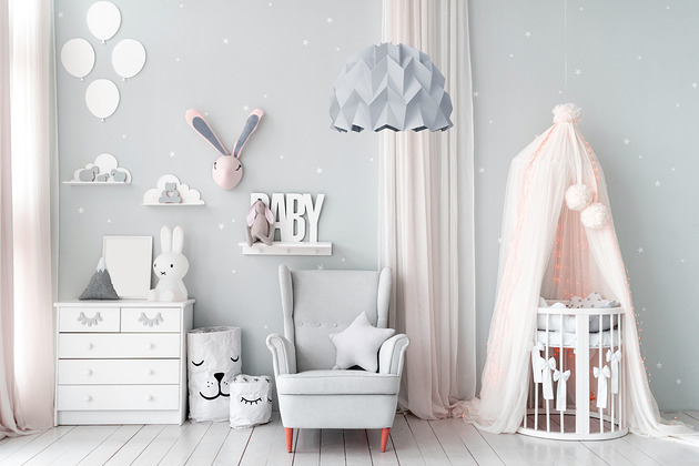 lampy wiszące Lampa wisząca origami ICEFRUIT błękitno-szara