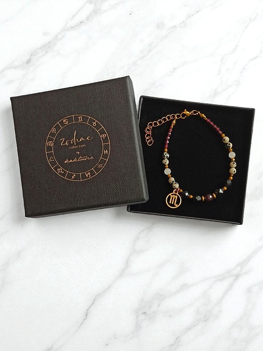 bransoletki z kamieni naturalnych SKORPION - zodiac collection - PREMIUM - nowa wersja