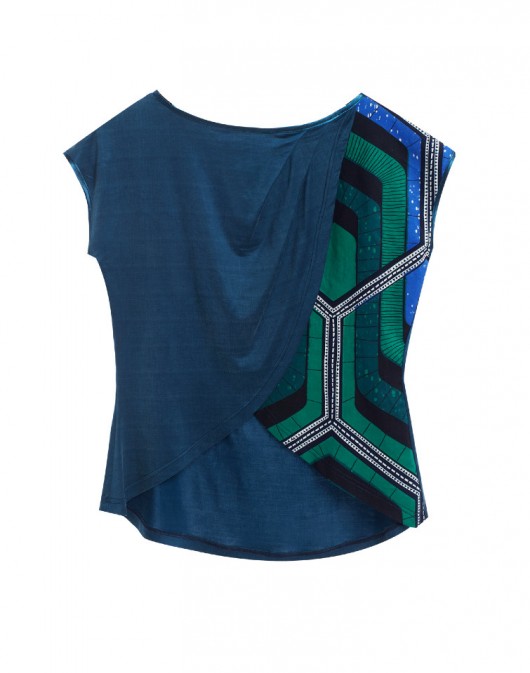 BLUE TULIP SHIRT t-shirt MOYO is a FUSION FASHION BRAND