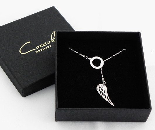 Srebrny naszyjnik skrzydło - srebro 925 Coccola JEWELLERY