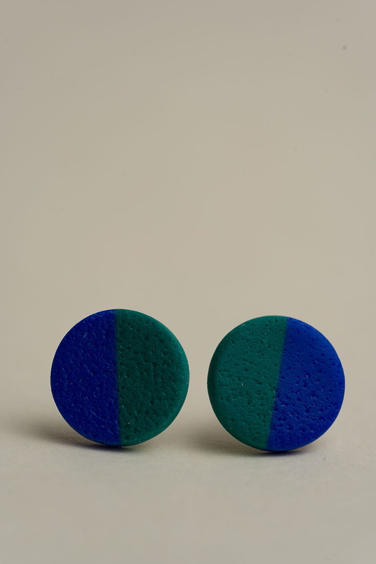 kolczyki z masy plastycznej Pojedyncze sztyfty pastylki