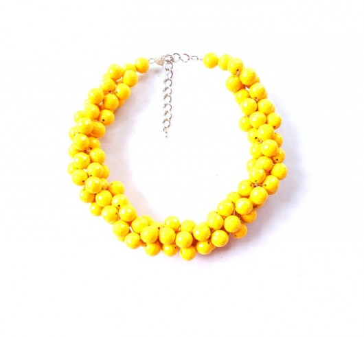 Circles and lines- yellow  Republika jewelry