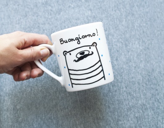 Buongiorno! - porcelanowy kubek  miamilu