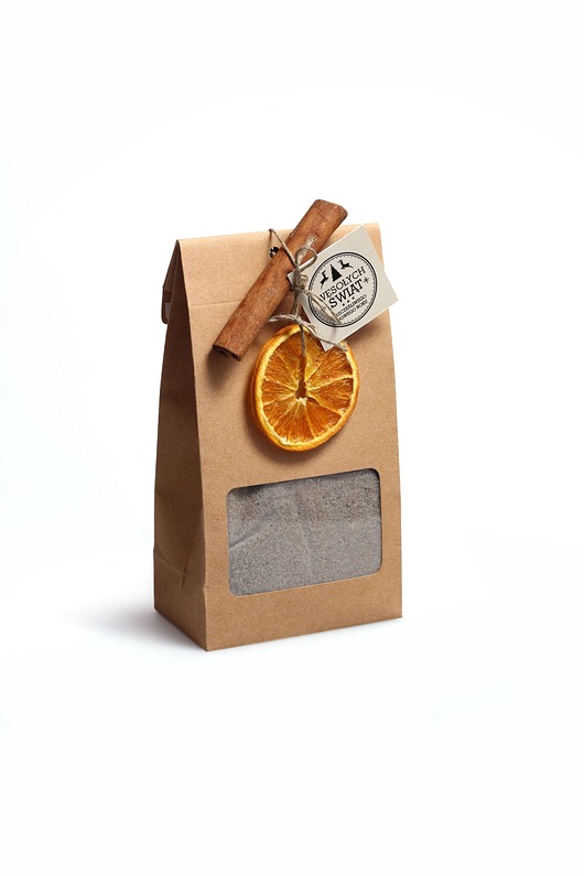 Sól do kąpieli 'CYNAMON/POMARAŃCZA'  Nikka handmade