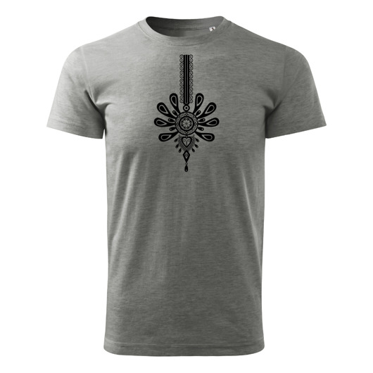 t-shirty męskie Tatra Art podhalańska Parzenica t-shirt szary