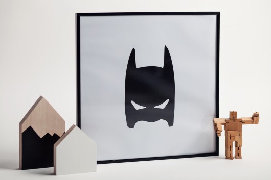 Plakat BATMAN skandynawki POKOJ chlopca  tralala studio