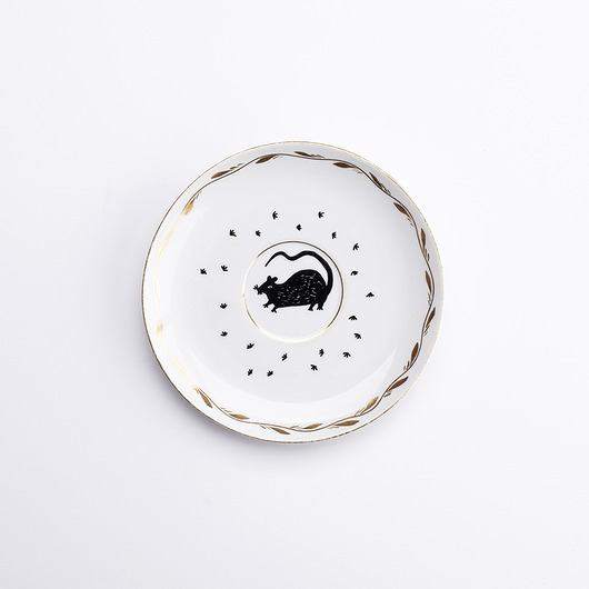 Ozdoby na ścianę Talerz na ścianę - mysz