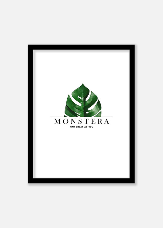 MONSTERA MINIMAL Plakat GAU Home