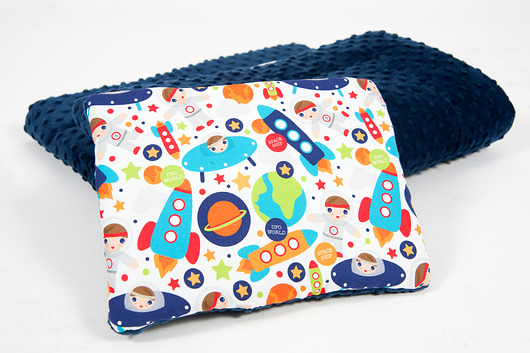 Podusia do wózka - Kosmos - 23x30 cm Minky and Cotton