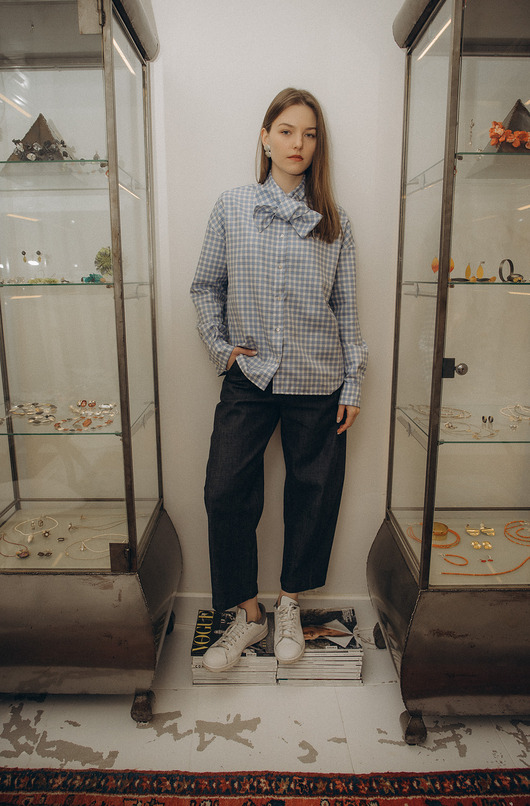 spodnie materiałowe damskie Eva II, spodnie dżinsowe