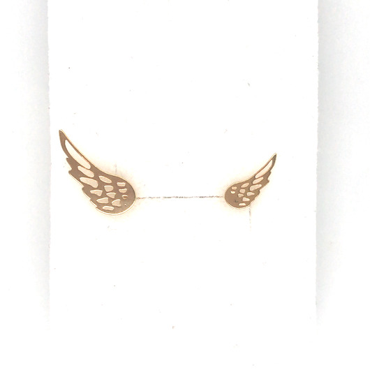 Asymetryczne kolczyki srebrne skrzydła VENA Jewellery
