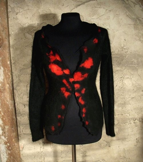 Jedwabnofilcowy Cardigan Sweterek:dla 12035918 filcant