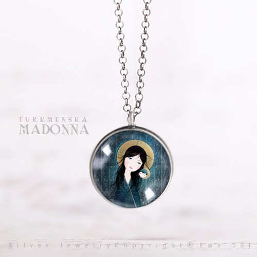 Madonna Turkmeńska - srebrny simple Ewa Saj  Silver