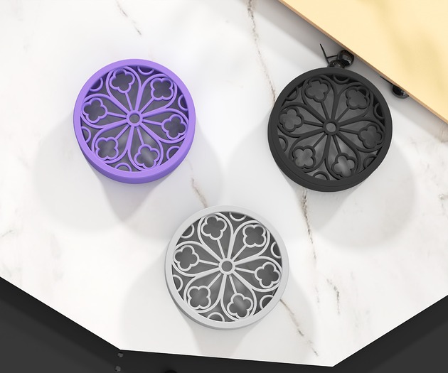 biżuteria różna Tunele do uszu 20-100mm gotycka rozeta  / czarne / 14 kolorów, plugi siodłowe