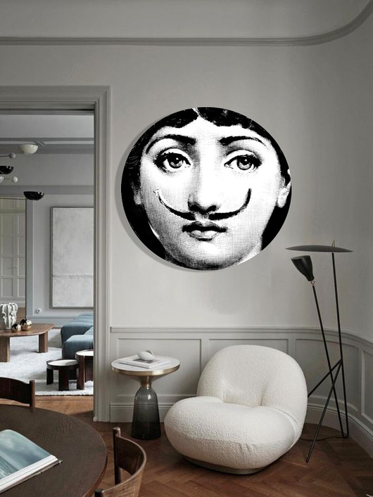 Lina Cavalieri z wąsem - obraz lub naklejka Lucci Design