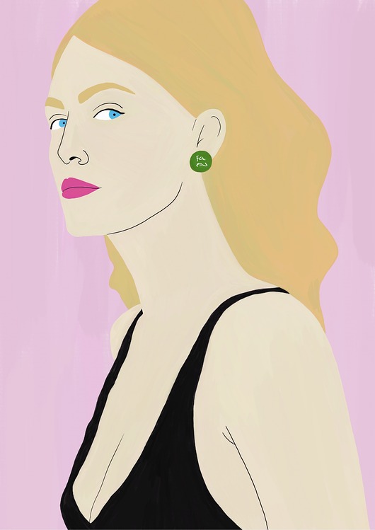 grafiki i ilustracje Portret Marija