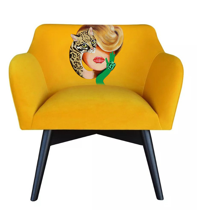 fotele Fotel POP-ART Jungle Lady