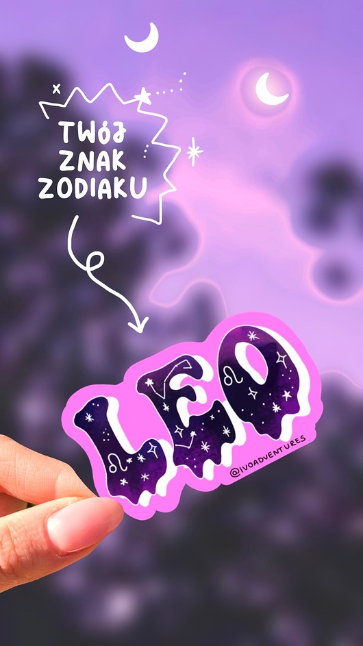 naklejki i wlepy Naklejka - Zodiak - Leo 