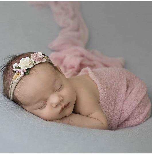 OPASKA NEW BORN VINTAGE MINI WIANUSZEK Kwiaty FILIPOLA