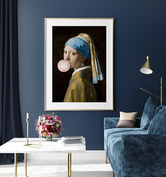 Plakat Portret z gumą  HOG STUDIO