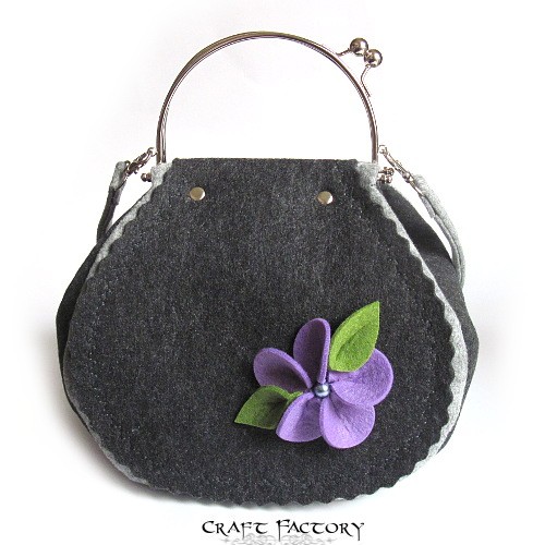 Lily on Grey - torba/kuferek Craft Factory