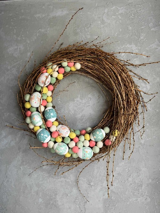 wianki wielkanocne Wianek dekoracyjny