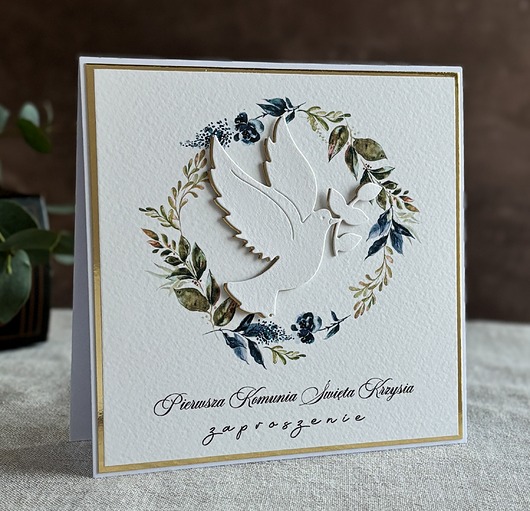 zaproszenia na komunię Zaproszenia na komunię, wzór 33